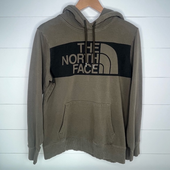 The North Face Olive Womens Hoodie Size Large - Picture 1 of 5
